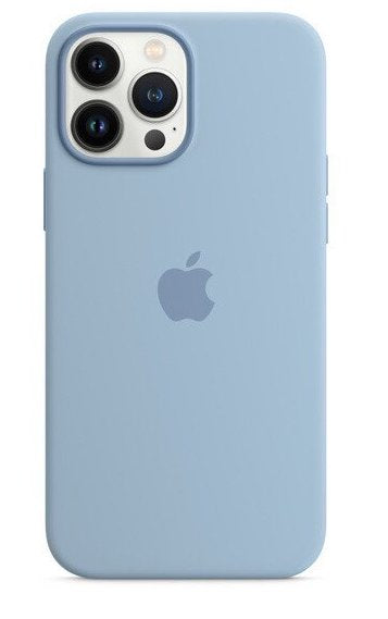 12 12Pro 12ProMax 13 13Pro 13ProMax 14 14Pro 14ProMax 15 15ProMax Magsafe Silicone Matt Protective Cases back Covers For Apple iPhones open bottom side soft lining original cheap low price funda para Apple Iphones silicona classico con logo Coque et étuis housse silicone Schutz Handyhülle delivery from EU UE Spain España Europa blue fog