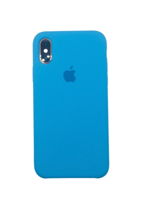 iPhone cover for iPhone Xr classic silicone with logo blue