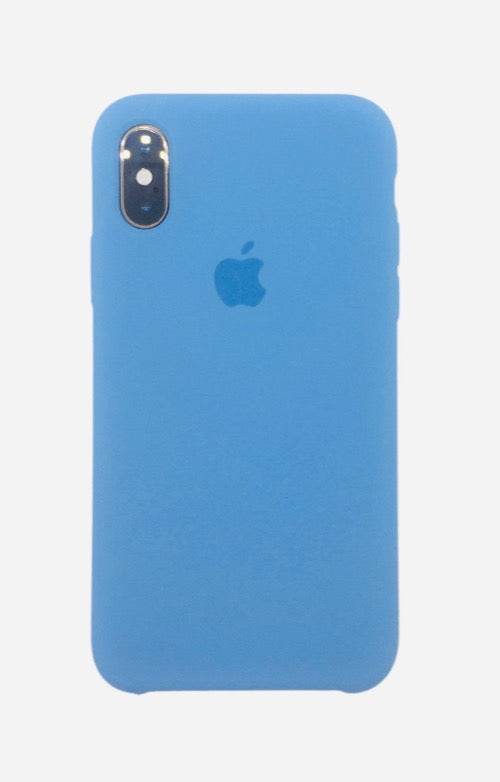 iPhone cover for iPhone Xr classic silicone with logo blue