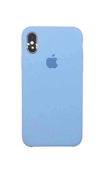 iPhone cover for iPhone Xr classic silicone with logo blue